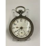 Vintage alarm pocket watch , af , alarm works