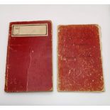 Two Antique (mid 19th century) Lord Enfield, Earl of Strafford Account Books. One, with a grocer,