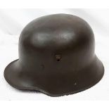 WW1 Imperial German M17 Helmet & Liner. Stamped with the batch no: R461inside the dome. A nice