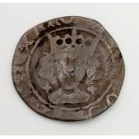 An Edward IV Silver Hammered Penny. 1471 - 1483. Please see photos for conditions. A/F. 0.58g.