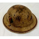 WW2 Royal Artillery Desert Helmet.