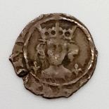 An Edward IV Silver Hammered Half Penny. 1474-1483. Heavily chipped. 0.31g. Please see photos for