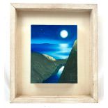 Contemporary Oil on Canvas Seascape Painting - By renowned Cornish surrealist artist Jonathan