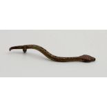 An Ancient Roman Toothpick in the Form of a Serpent. Please see photos for conditions. A/F.