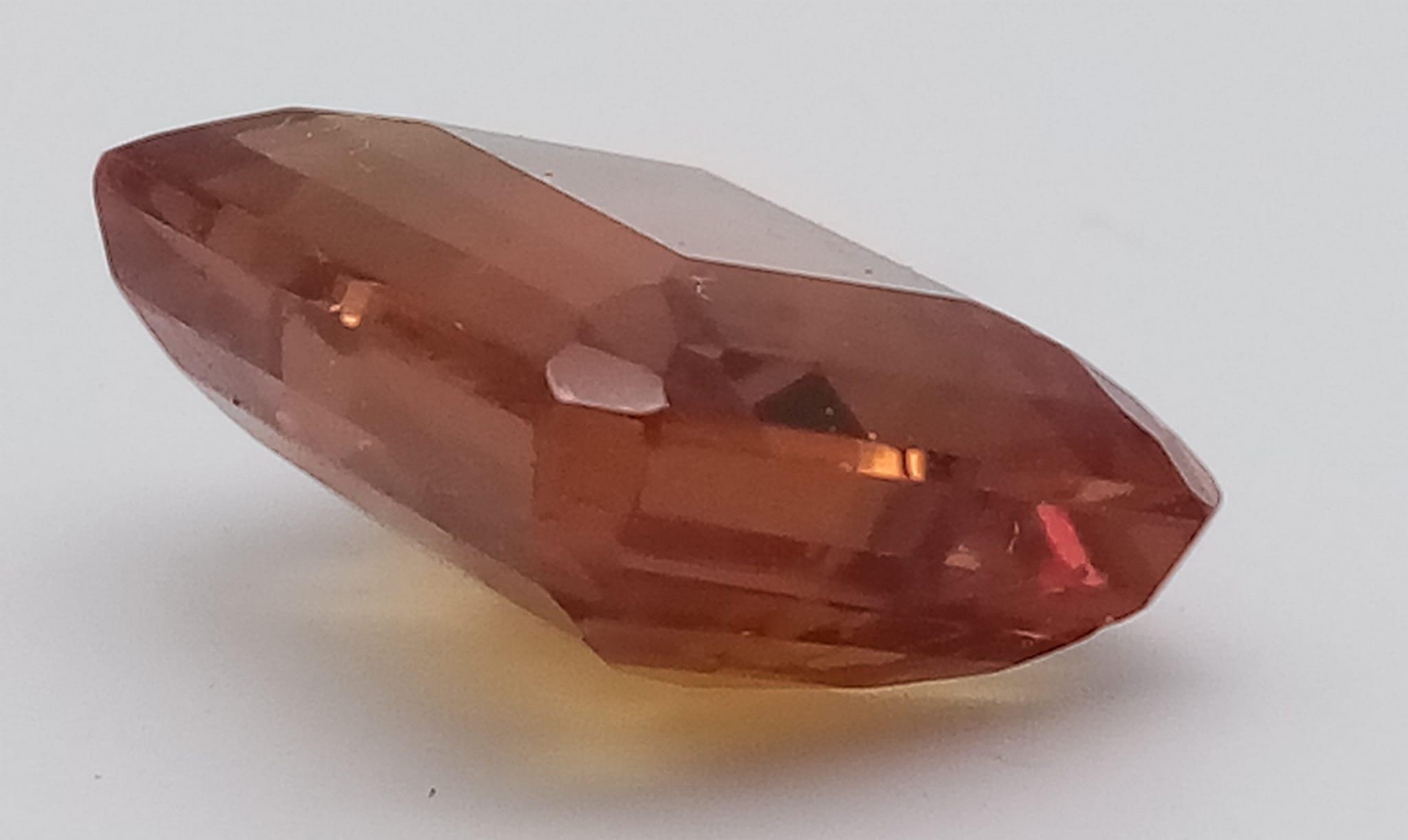 A very rare and highly collectable ZULTANITE (40 carats), emerald cut, with amazing colour - Image 3 of 4