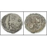 A Charles I Silver Hammered One Penny Coin. 1625-49. 0.43g. Please see photos for conditions. A/F.