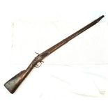 Waterloo Period Musket. This was found the rafters of a farm building near Charleroi, Belgium in the