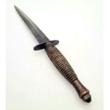 Vintage WW2 or Slightly Later Fairbairn Sykes Style Fighting Knife (possibly 3rd Pattern) marked