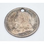 An Antique Victorian Silver Love Token Charm or Pendant. 1.11g.