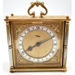 A Vintage Imhof Swivel Carriage Clock with A Swivel Face. As found. 11cm tall.