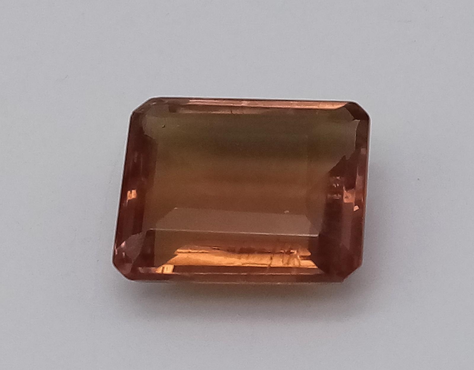 A very rare and highly collectable ZULTANITE (40 carats), emerald cut, with amazing colour
