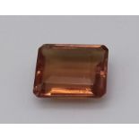 A very rare and highly collectable ZULTANITE (40 carats), emerald cut, with amazing colour