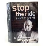 A PERSONALLY SIGNED COPY OF DAVE COURTNEY'S AUTOBIOGRAPHY .
