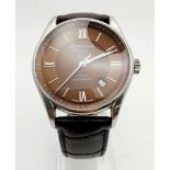 Excellent Condition Men?s Certina DS1 Automatic Stainless Steel Watch Full Working Order Bronze/