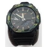 Unused, Unworn Casio G-Shock Watch Alarm Carbon Core Guards Mens Camouflage Detail Watch. Year of