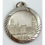 Sterling Silver Big Ben Pendant 7.3g