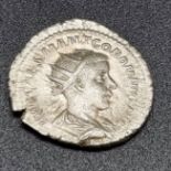 An Ancient Roman Emperor Antonius Silver Double Denarius Coin. 238 - 244AD. Please see photos for