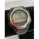 CASIO illuminator wristwatch with multi features including alarm, light etc. Full working order.