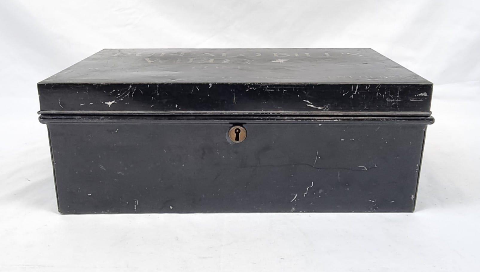 Buffalo Bills Cash Box From his Wild West London Show! Circa 1880s. 25 x 40cm. - Image 2 of 4