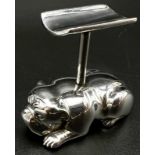 An Ultra Rare Dunhill Bulldog Solid 925 Silver Cigar Holder. A serious gift (or treat yourself)