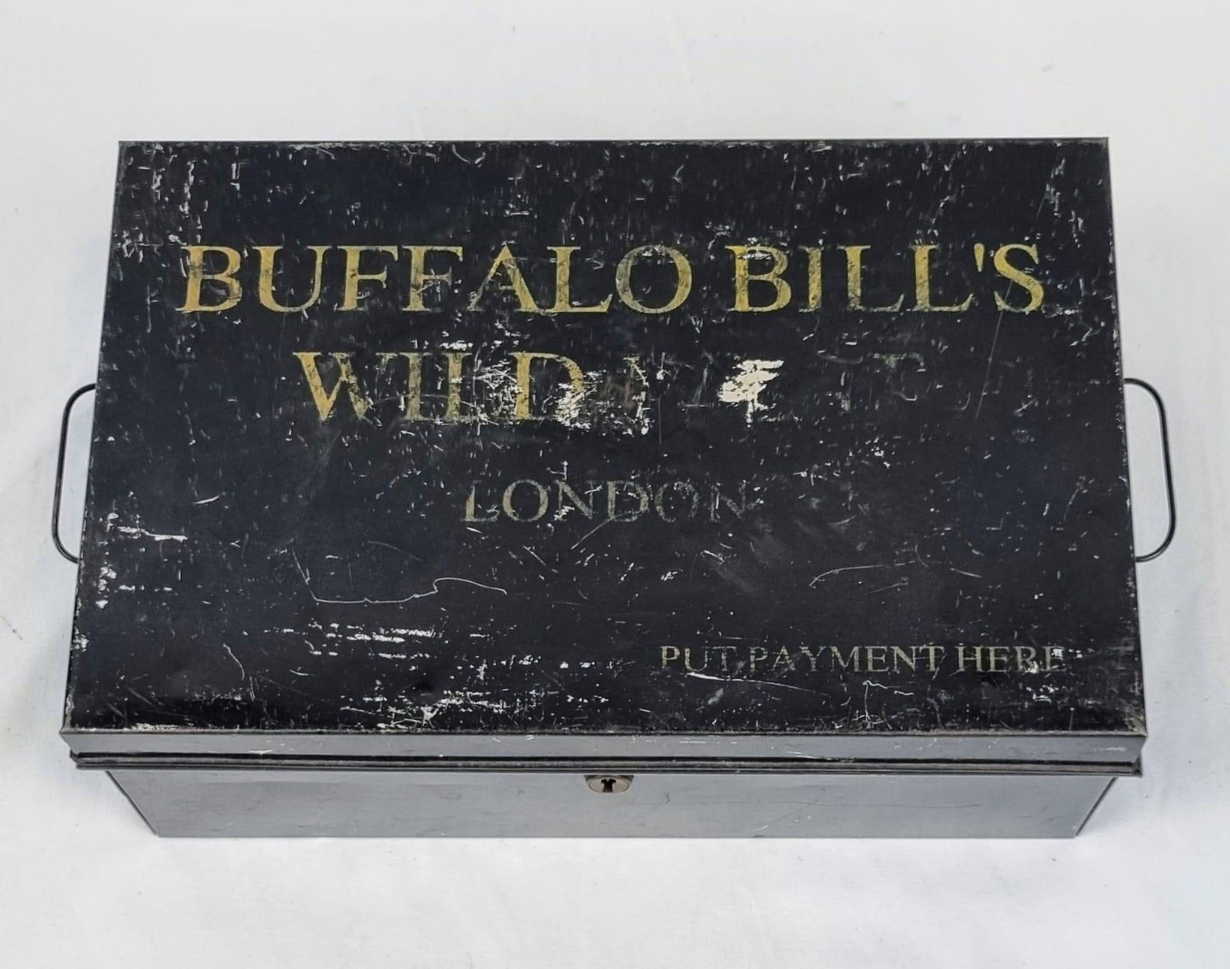 Buffalo Bills Cash Box From his Wild West London Show! Circa 1880s. 25 x 40cm.