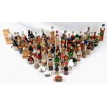 A Miniature Alcohol Bottle Collectors Dream! A Kaleidoscope of alcoholic flavours in over fifty