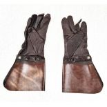 WW2 German UN-Issued Condition N.S.U.U Motor Cycle Gloves.