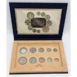 A Royal Mint George V Silver Circulation Coin Collection. Comes in a presentation case with