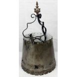 A Unique Blacksmith-Made Metal Hanging Lampshade. Created by TVs Jay Blades of: Money for Nothing