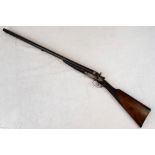 A Deactivated Double Barrel 12 Bore Shotgun by Cottret of Liege. 26.75 inch barrel length. Serial