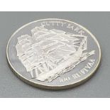 Silver Proof 1993 Cutty Sark 100 Rufitaa Maldives Coin