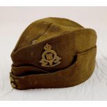 WW2 Canadian Ordnance Corps Side Cap.