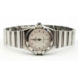 LADIES OMEGA CONSTELLATION WATCH IN STAINLESS STEEL. Come with box. 22mm 9109