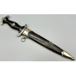 Vintage SS German Third Reich Dagger (Most likely retrospective copy) 38cm Length