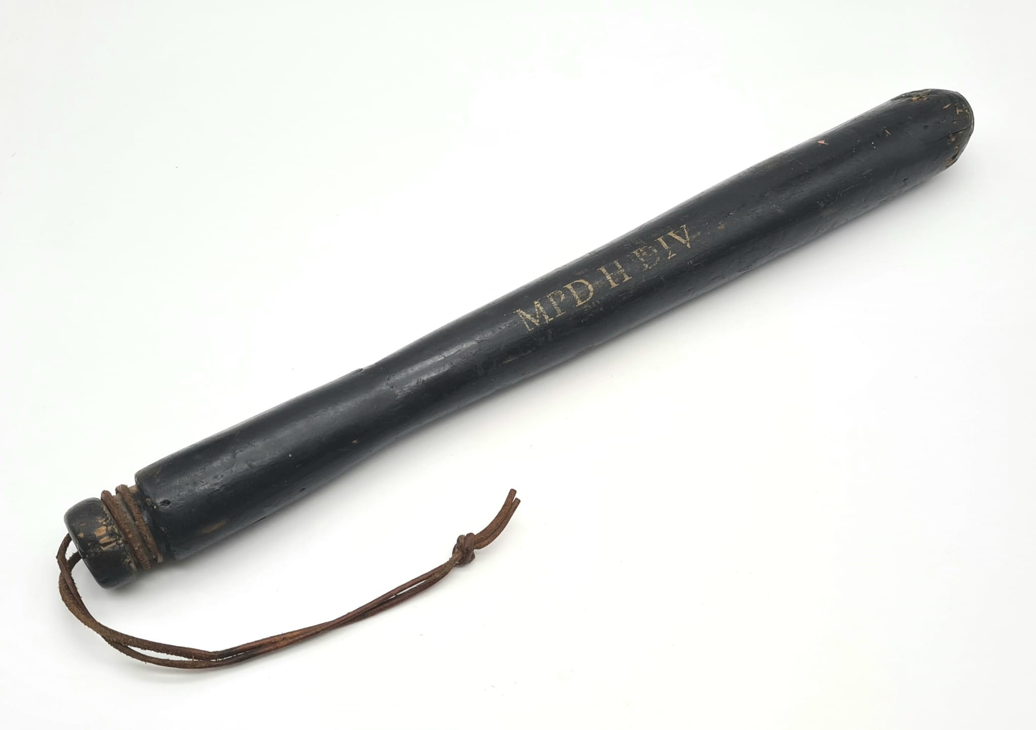 An Antique Victorian Metropolitan Police Truncheon - belonged to H Division of Whitechapel around - Image 4 of 4