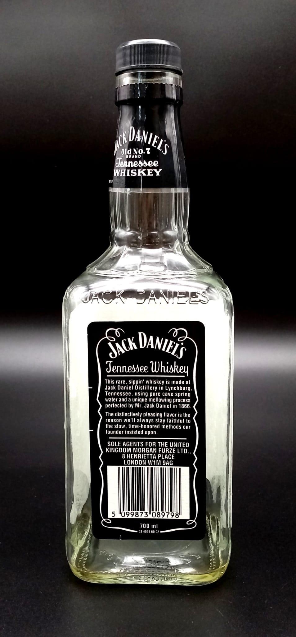 A Collectable Jack Daniels Tin with Two Solid Shot Glasses and an Empty Bottle of Jack! - Image 5 of 7
