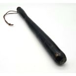 An Antique Victorian Metropolitan Police Truncheon - belonged to H Division of Whitechapel around