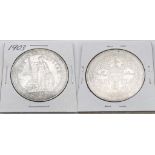 A 1903 Silver (.900) British Trade Dollar Coin. 26.95g. Encapsulated - please see photos for