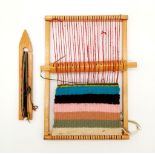 A Vintage Weaving Loom For Young Children - In original box. a/f.