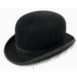 A Beautifully Made Vintage G.A. Dunn and Co. Bowler Hat. It belonged to Theodore Ruoff - Chief
