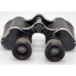 WW2 German Army 6 x 30 Binoculars. Marked 'Dienstglas' meaning service glass. Maker Code Marked