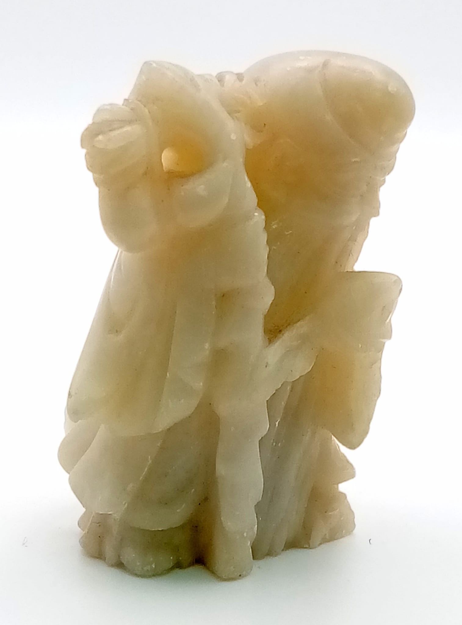 Vintage Chinese jade figure. 6.3cm x 4.5cm - Image 3 of 3