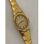 Vintage Gold plated ladies 1950/60’s TISSOT Wristwatch. Manual winding , Gold plated bracelet, Swiss