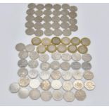 A Collection of 66 Collectable 50p Pieces and 11 - £2 coins. Includes 29 Olympic 50p pieces.