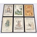 A Collection of Six Vintage Carlo Erba Prints. In frame - 24 x 34cm.