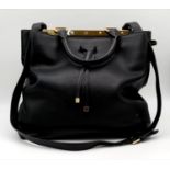 A black MULBERRY handbag. Appr dimensions: 31 x 15 x 29 cm. ref: 9328