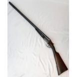 A Deactivated W.Horton Double-Barrelled Shotgun. 12 bore calibre with a 28 inch barrel length.