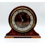 A 1960s Vintage Hand-Painted Table Clock. In working order. 22 x 20cm
