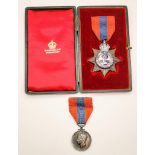 Imperial service medal (Edward VII) in Elkington fitted case of issue, named to William Hedon,