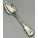 A Rare 1812 Large Silver Serving Spoon Made by Josiah and George Percy of London. 22cm. 78.5g